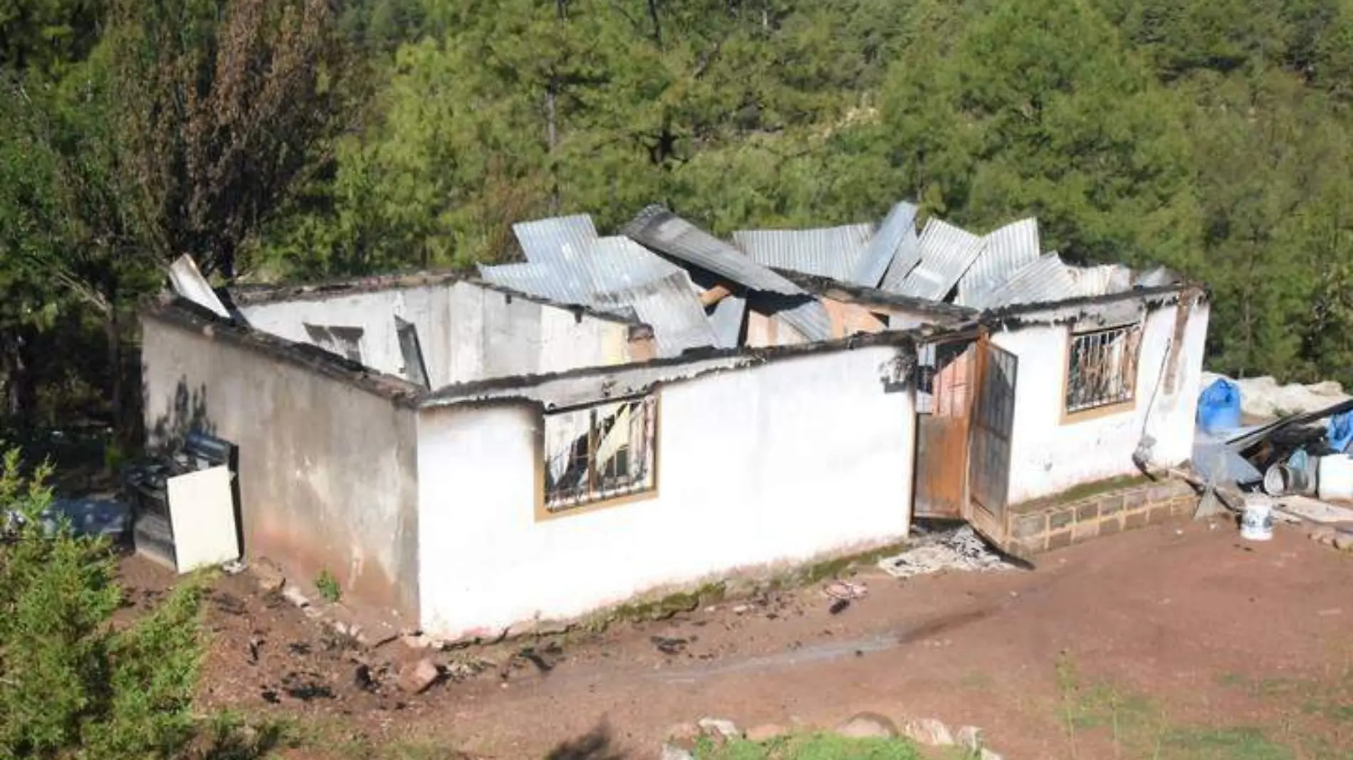 Casa que quemo el Chueco